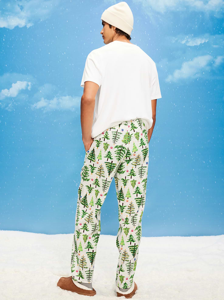 Image 2 of 4, Flannel Pajama Pants for Men