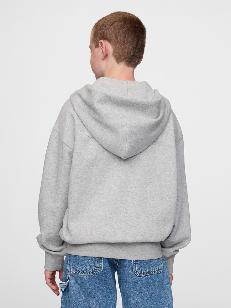 L'image numéro 3 présente Veste à capuchon VintageDoux pour Enfant