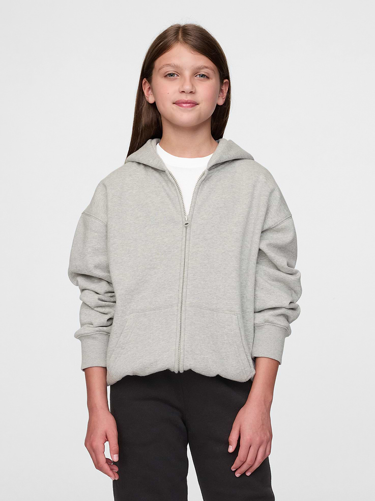 L'image numéro 2 présente Veste à capuchon VintageDoux pour Enfant