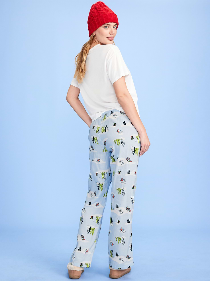 Image number 2 showing, Old Navy x Star Wars Mid-Rise Printed Flannel Pajama Pants for Women
