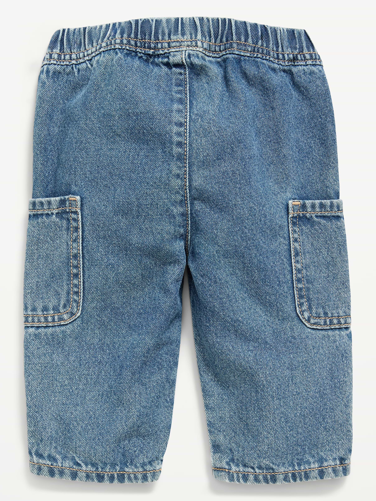Image number 2 showing, Baggy Barrel-Leg Cargo Jeans for Baby