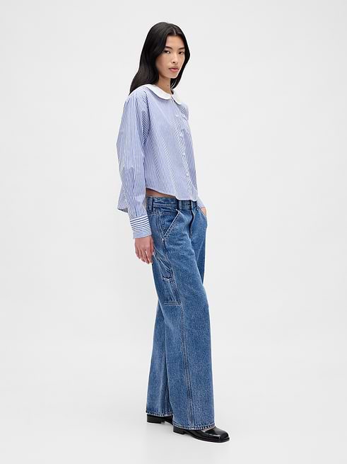 Gap × Sandy Liang Poplin Oversized Shirt | Gap