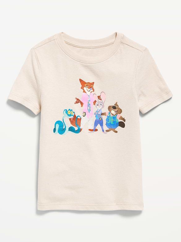 Disney© Zootopia Unisex Graphic T-Shirt for Toddler