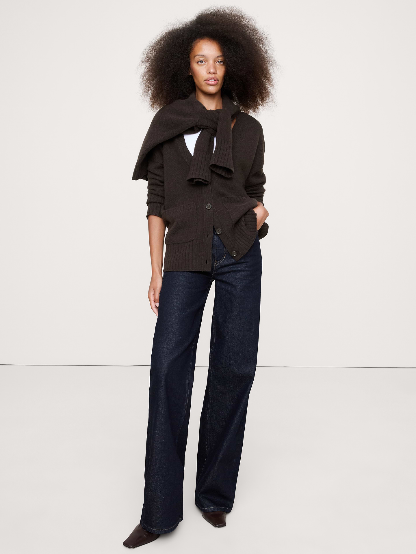 Image number 4 showing, Boyfriend Cashmere Cardigan
