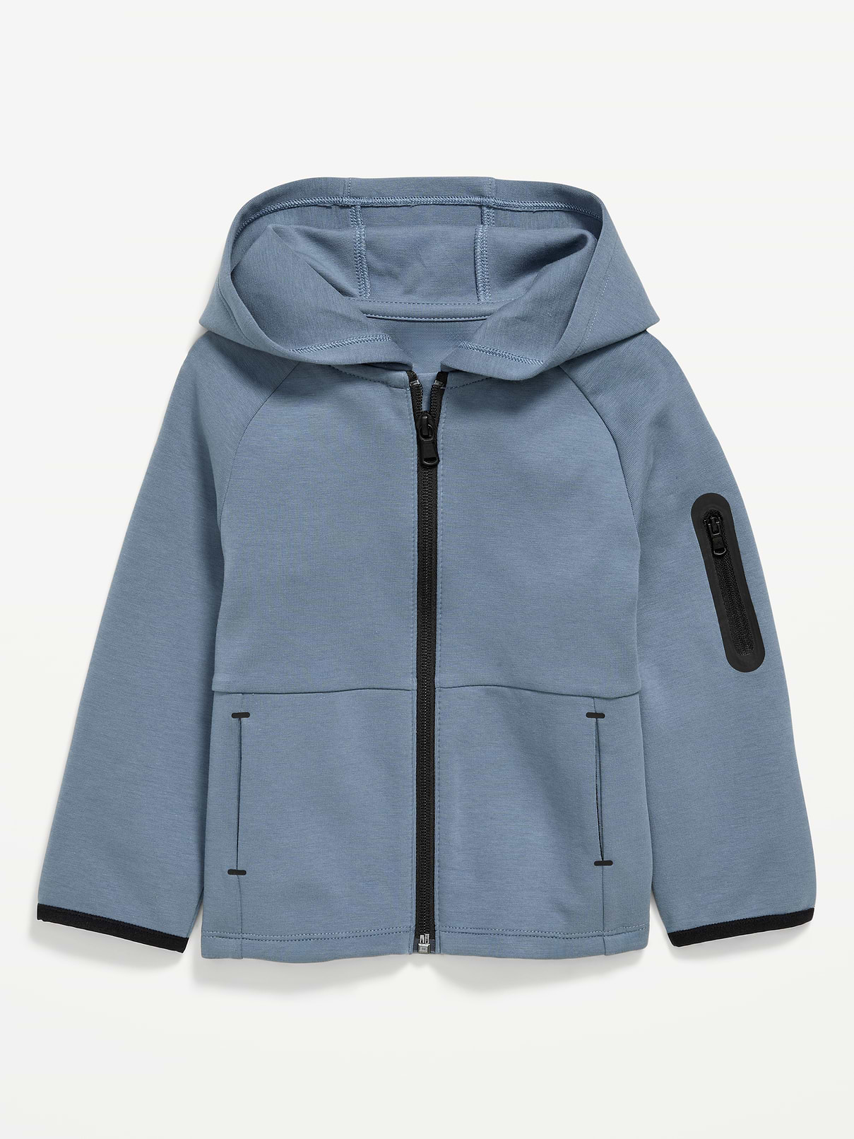 Image number 2 showing, Oversized Dynamic Fleece Zip-Front Hoodie for Toddler Boys