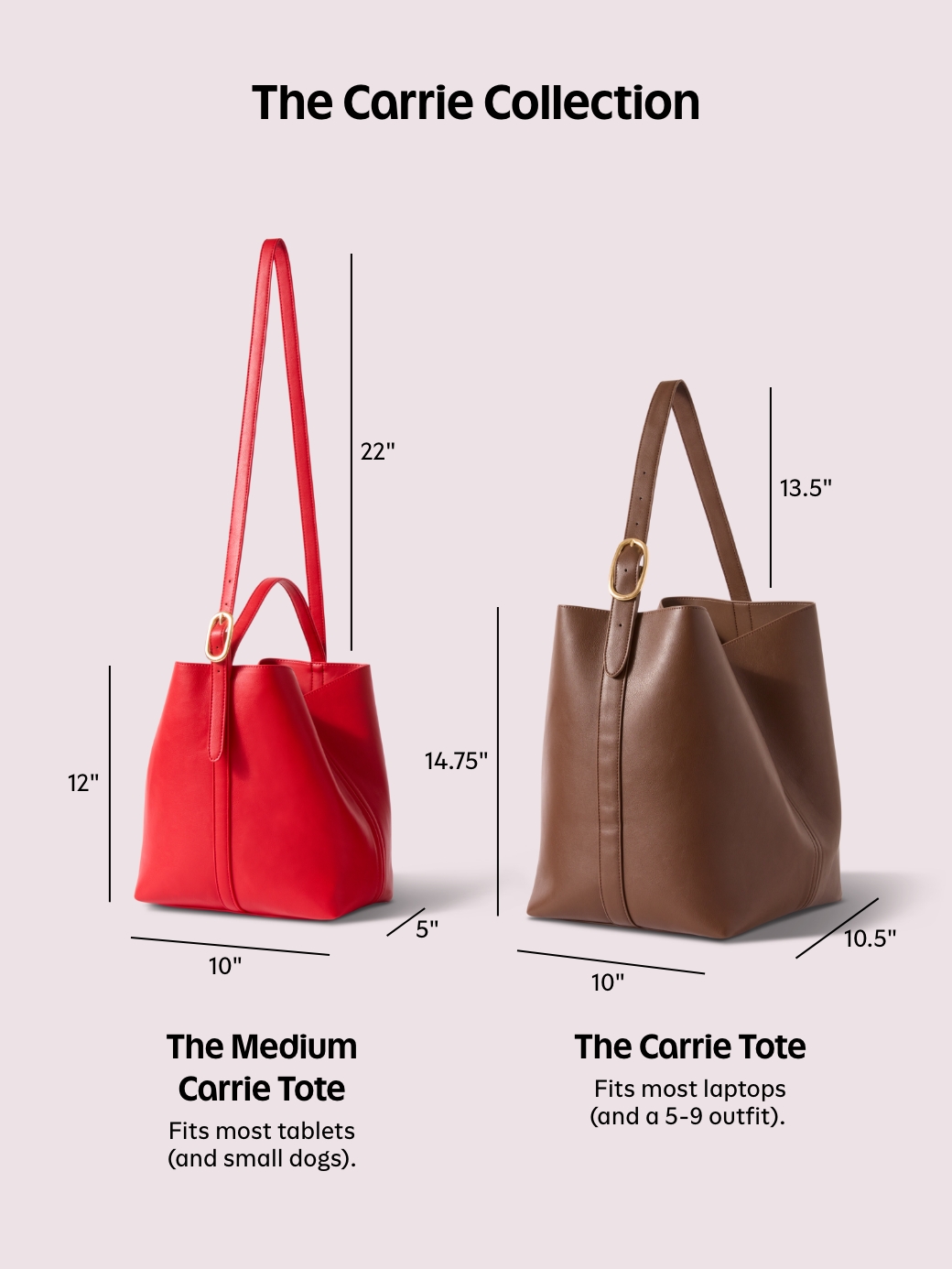 Large Carrie Tote Bag | Old Navy
