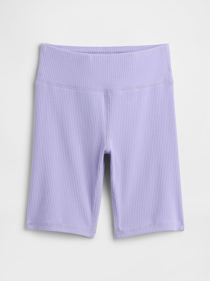 Image number 1 showing, Kids Ribbed Bike Shorts