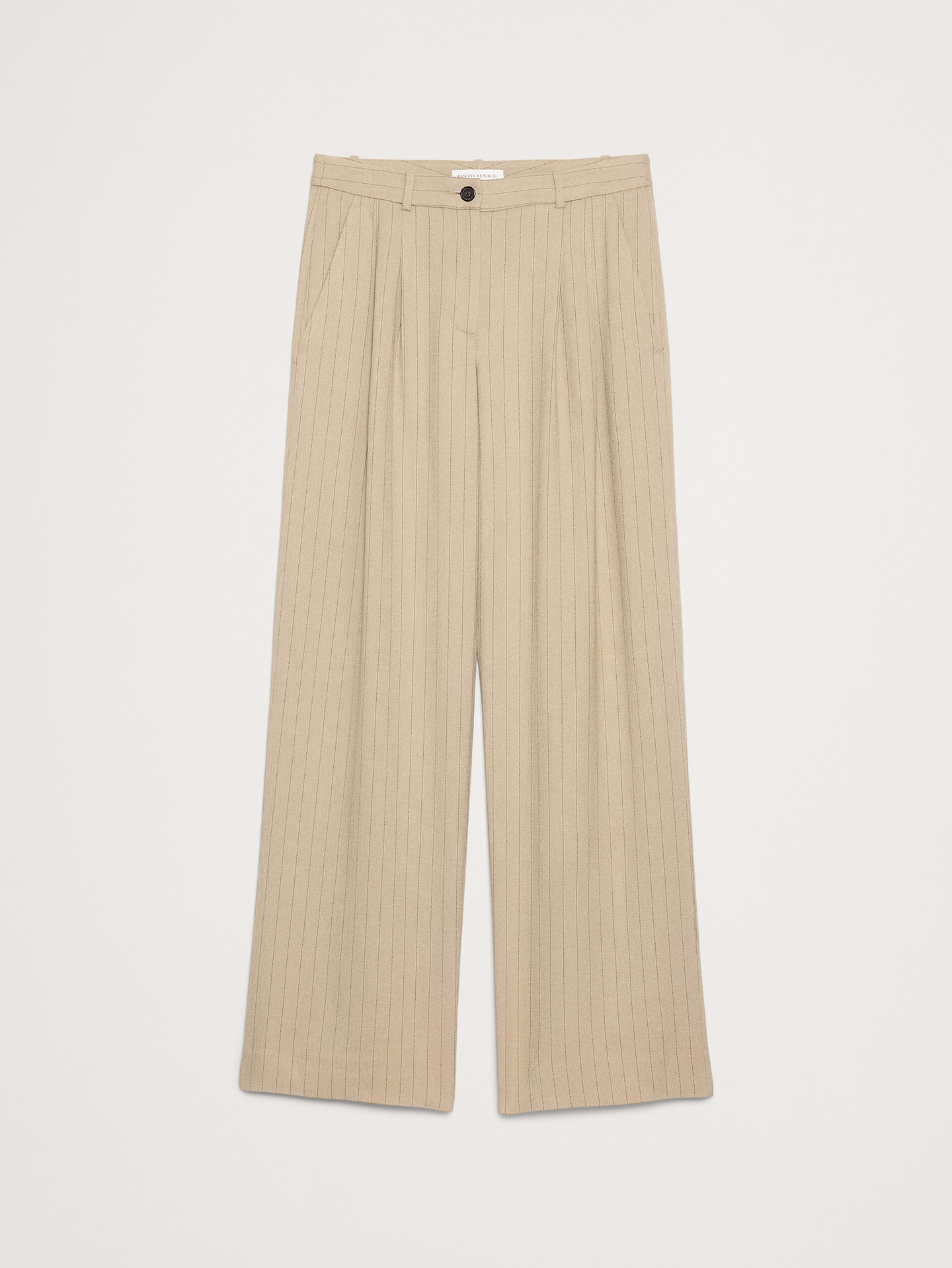 Image number 4 showing, The Soho Pleated Wide-Leg Pant in Drapey Twill
