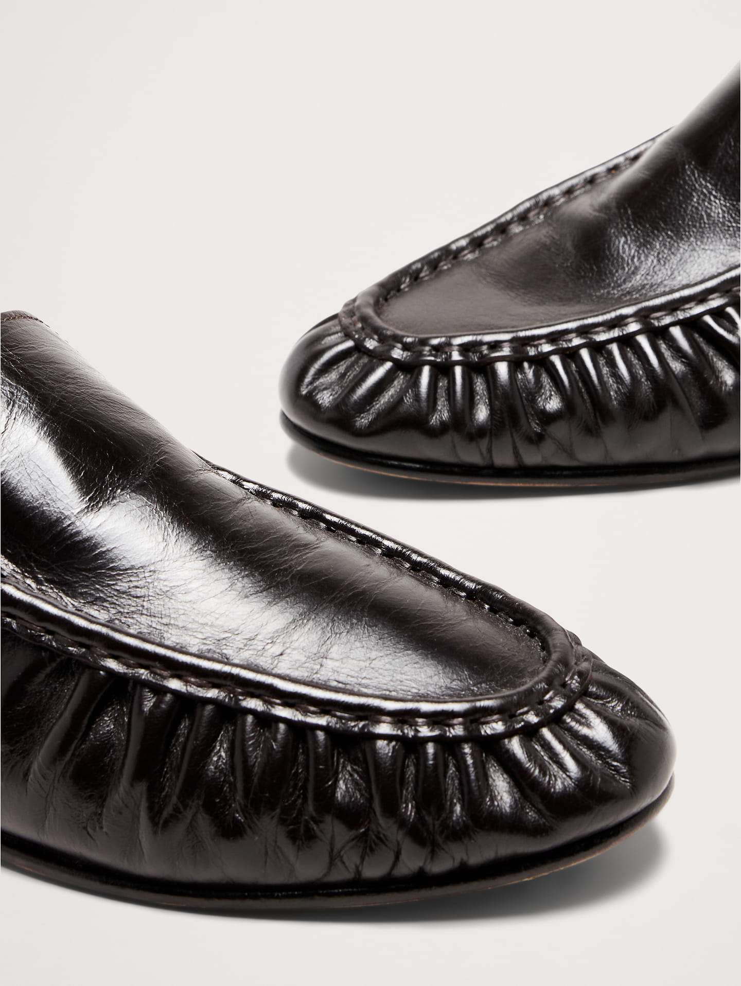 Image number 6 showing, Leather Moc-Toe Loafer