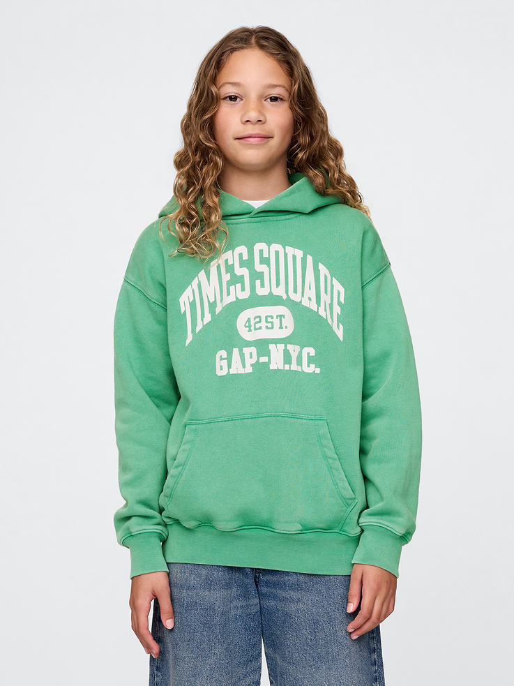 Image number 1 showing, Kids VintageSoft NYC Times Square Hoodie