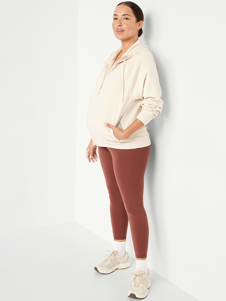 L'image numéro 3 présente Legging StudioSmooth longueur 7/8 à panneau couvrant de maternité