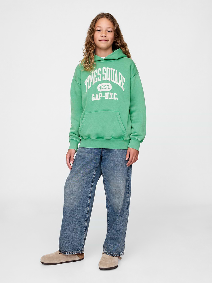 Image number 4 showing, Kids VintageSoft NYC Times Square Hoodie
