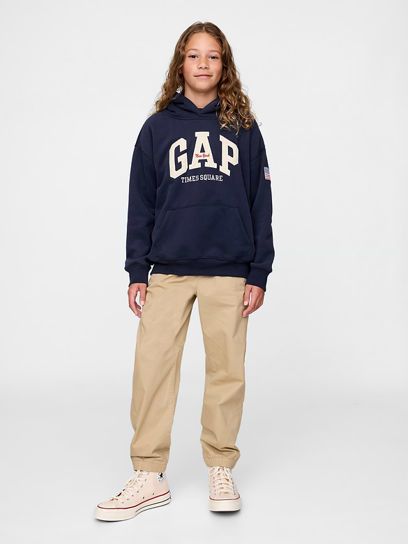 Kids VintageSoft NYC Times Square Hoodie