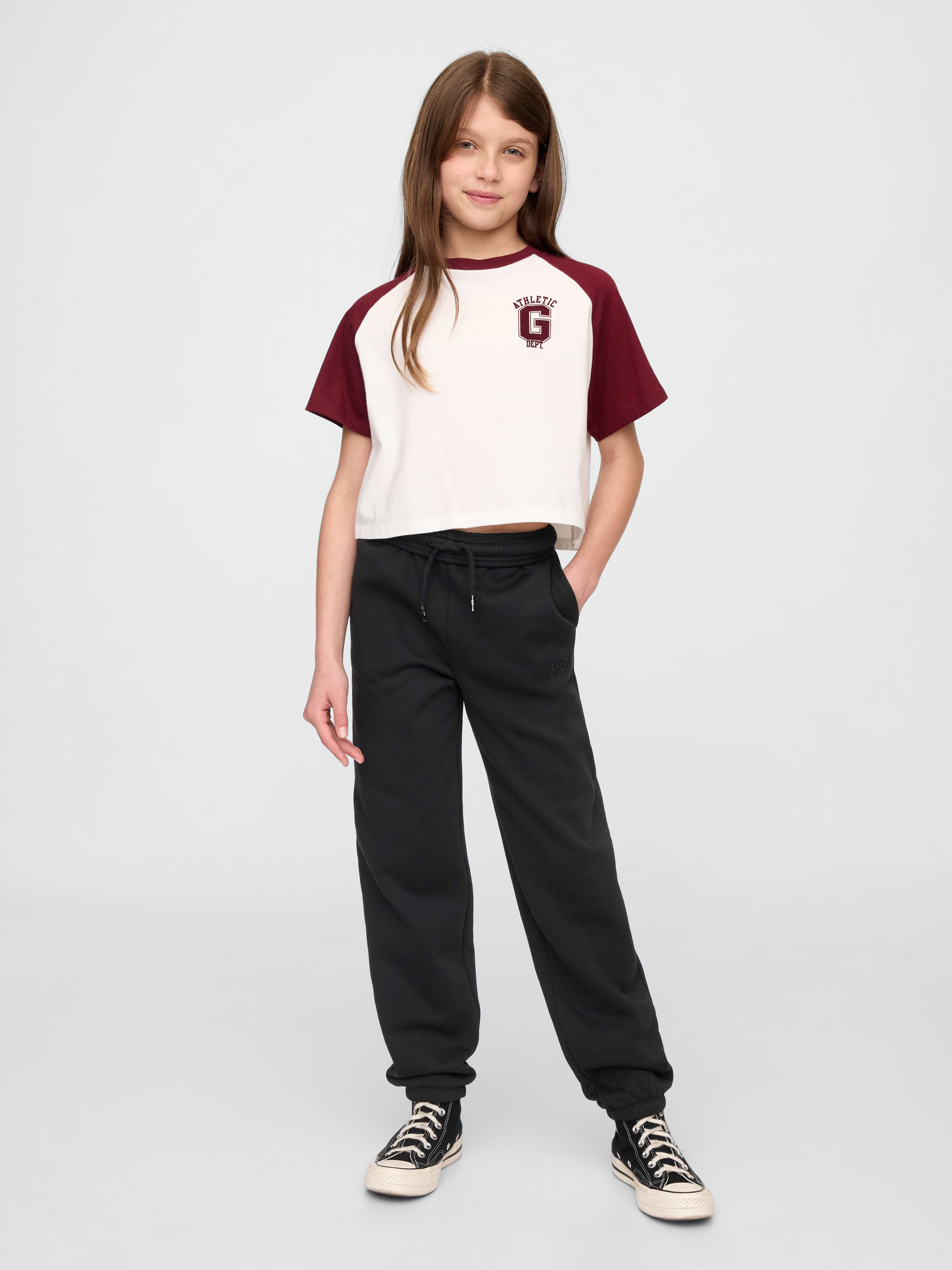 Image 2 of 4, Kids VintageSoft Relaxed Logo Joggers