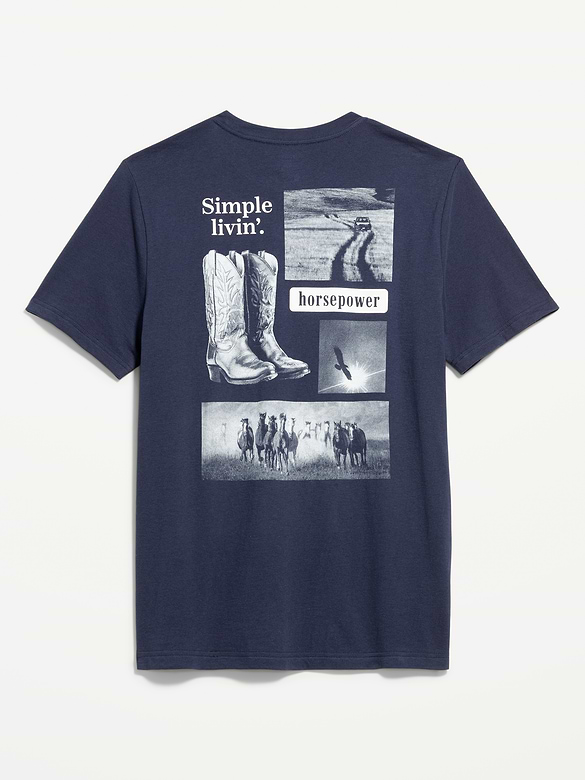 Crew-Neck Graphic T-Shirt