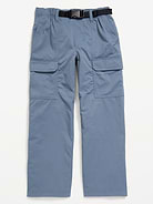 Image number 4 showing, Super Baggy Belted Pull-On Cargo Pants for Boys