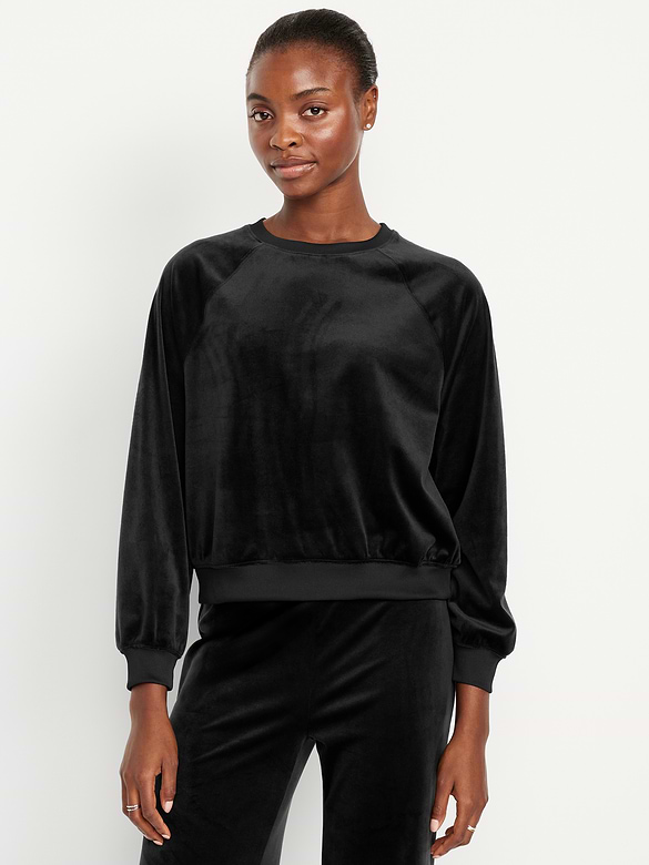 Velour Lounge Top