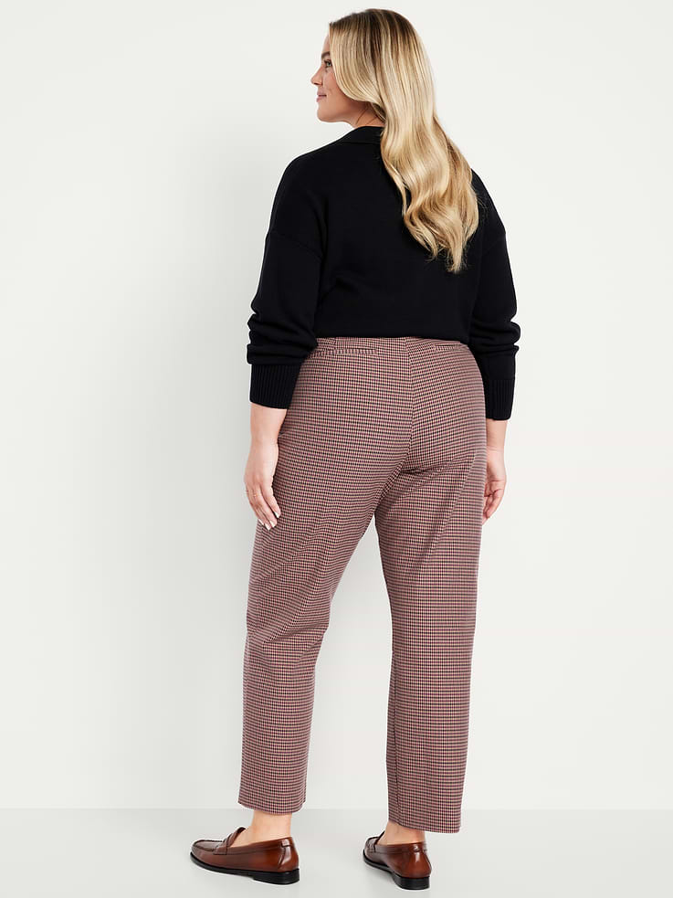 Image number 9 showing, High-Waisted Pixie Straight Ankle Pants