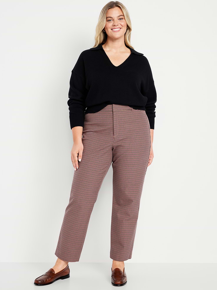 Image number 8 showing, High-Waisted Pixie Straight Ankle Pants
