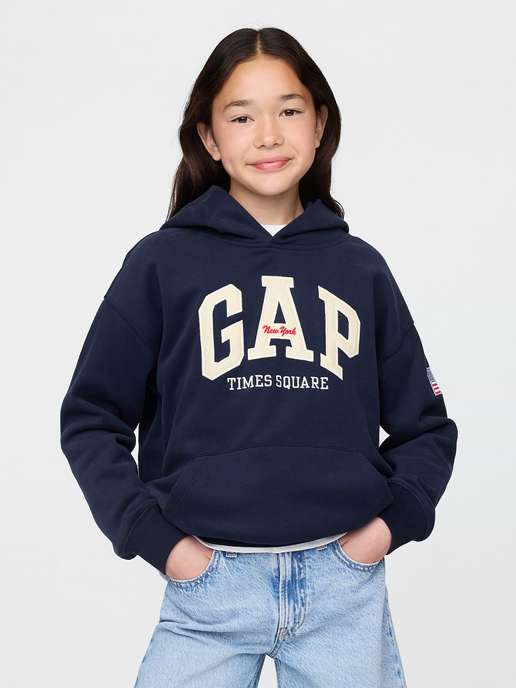 Image number 2 showing, Kids VintageSoft NYC Times Square Hoodie