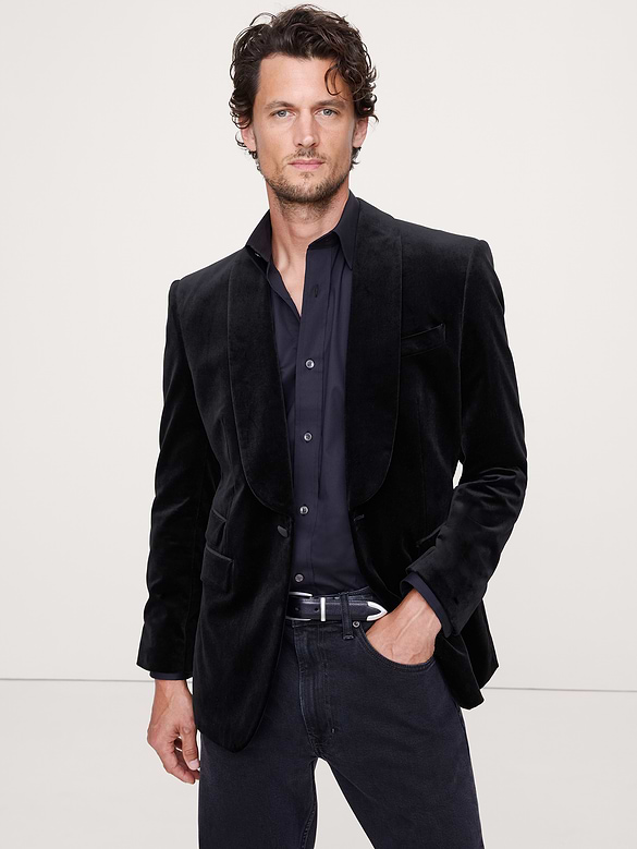 Velvet Tuxedo Jacket
