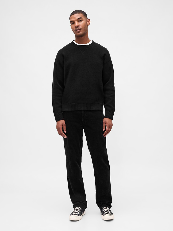 Image number 1 showing, Corduroy Relaxed Straight Pants