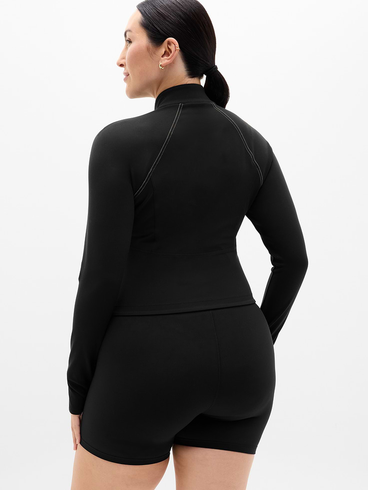 Image 8 of 8, Salutation Pop Stitch Crop Jacket