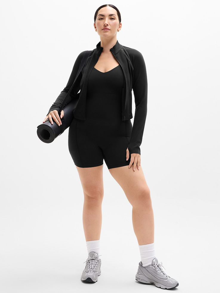Image 7 of 8, Salutation Pop Stitch Crop Jacket