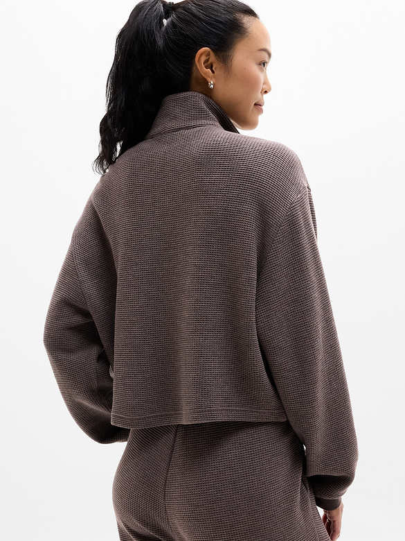 Tranquil Waffle 1/2 Zip Sweatshirt