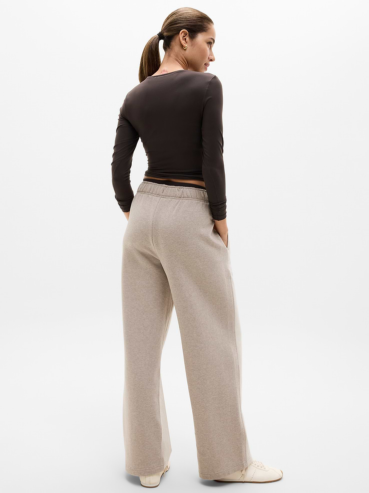 Image number 3 showing, Forever Fleece Wide Leg