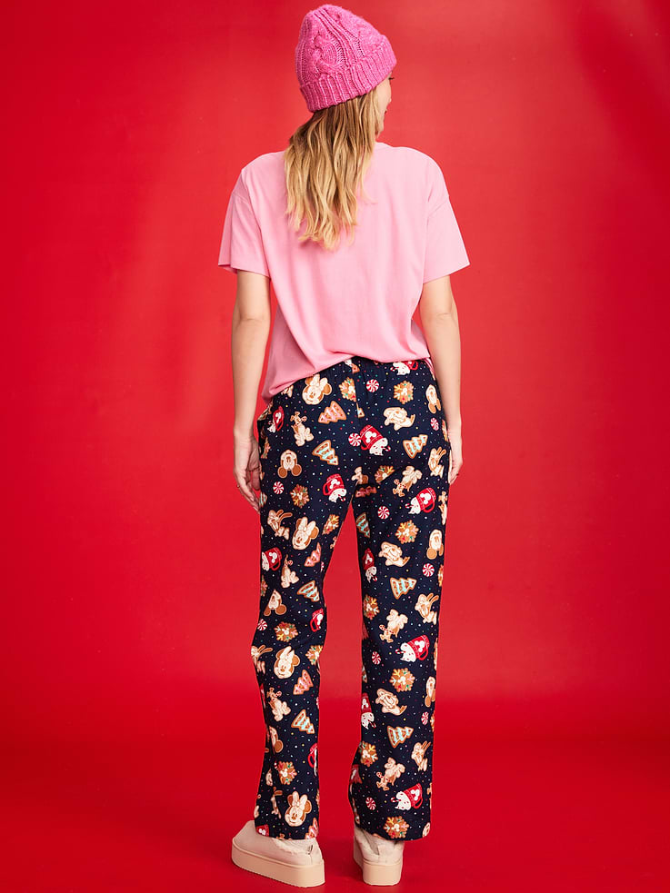 Image number 2 showing, Old Navy x Disney Mid-Rise Printed Flannel Pajama Pants for Women