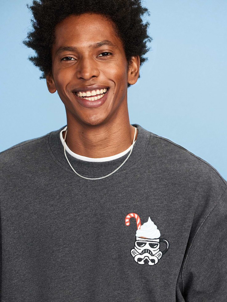 Image number 1 showing, Old Navy x Star Wars Holiday-Graphic Sweatshirt for Men