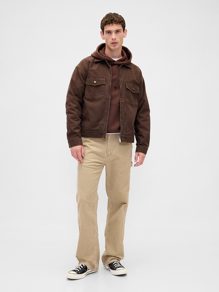 Image number 1 showing, Corduroy '90s Loose Carpenter Pants