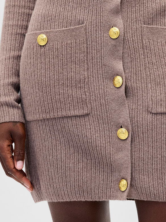 CashSoft Rib Pocket Mini Sweater Dress