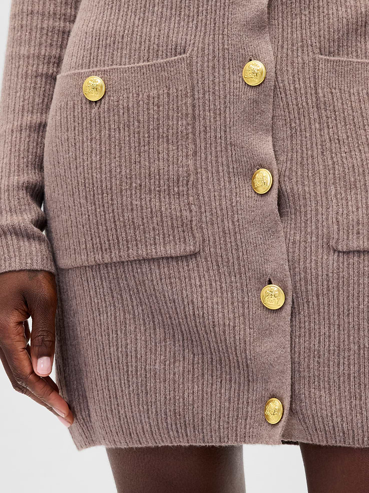 Image number 3 showing, CashSoft Rib Pocket Mini Sweater Dress