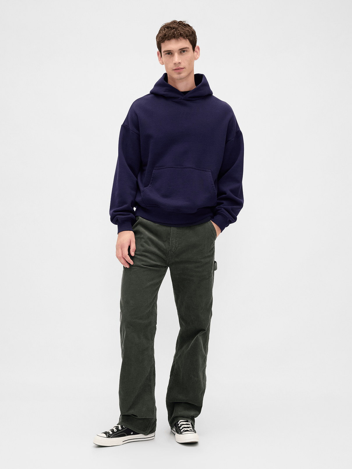 Corduroy '90s Loose Carpenter Pants