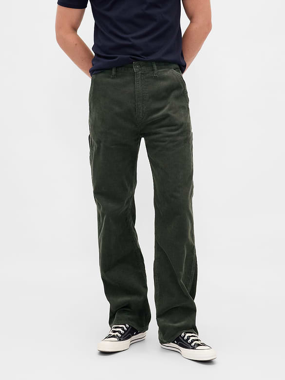 Corduroy '90s Loose Carpenter Pants