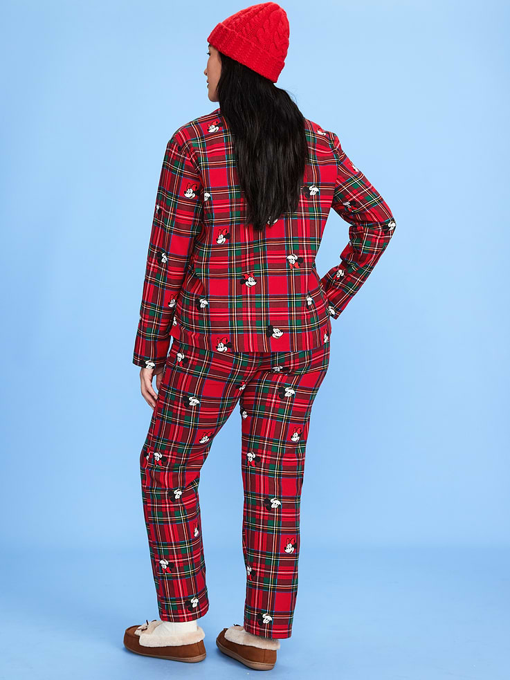 Image 6 de 9, Pyjama en flanelle à motif Mickey Mouse et ses amis Old Navy x Disney pour femme