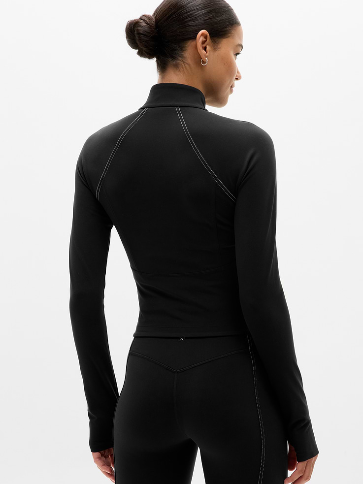 Image 5 of 8, Salutation Pop Stitch Crop Jacket
