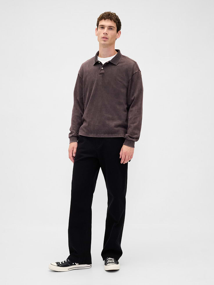L'image numéro 2 présente Pantalon menuisier en toile ample années 90