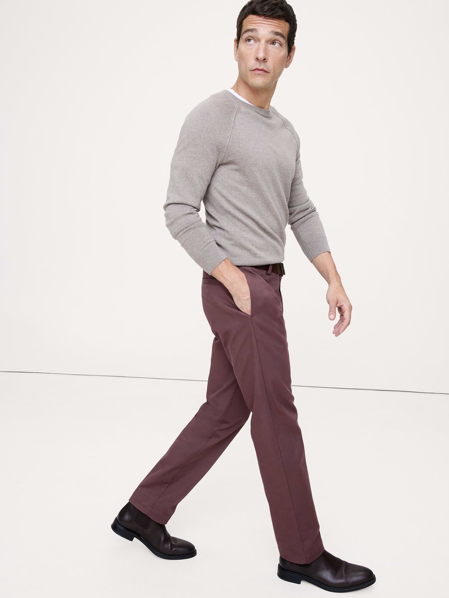 Image number 3 showing, Straight Italian-Stretch Chino