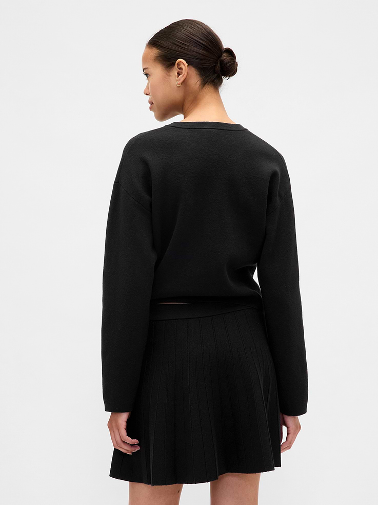 L'image numéro 3 présente Cardigan à poche en mélange de coton