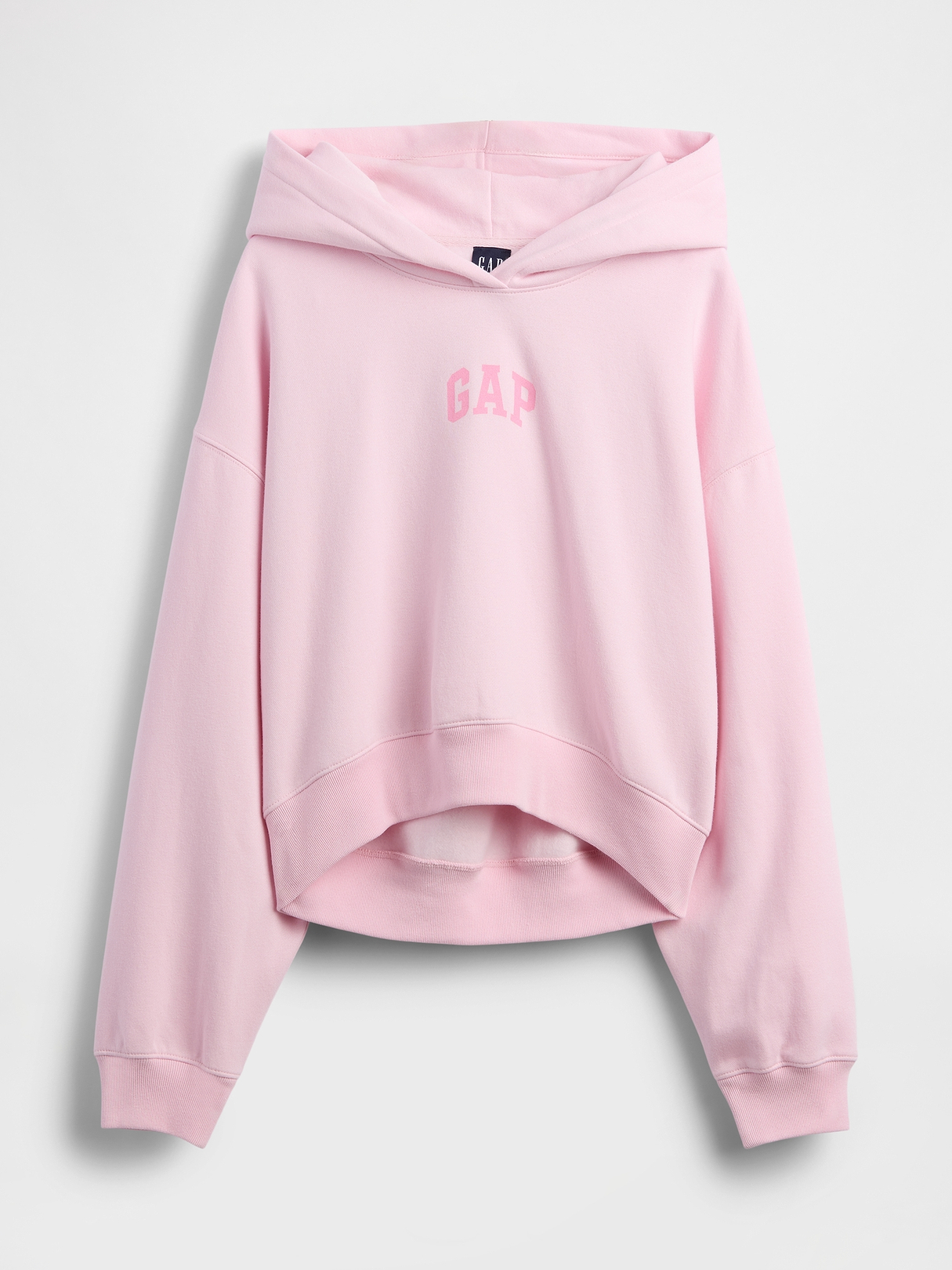 VintageSoft Crop Logo Hoodie | Gap
