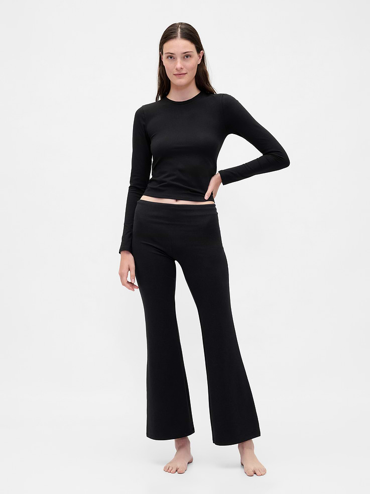 Image number 1 showing, Modern Foldover PJ Leggings