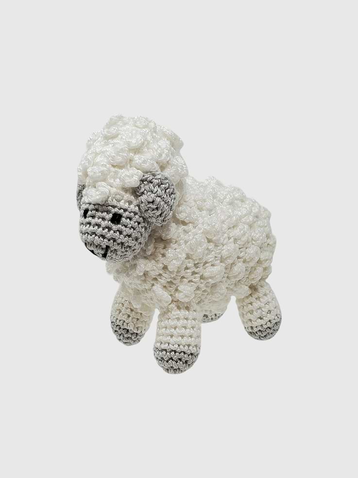 Image number 1 showing, Little Crochet Lamb Toy