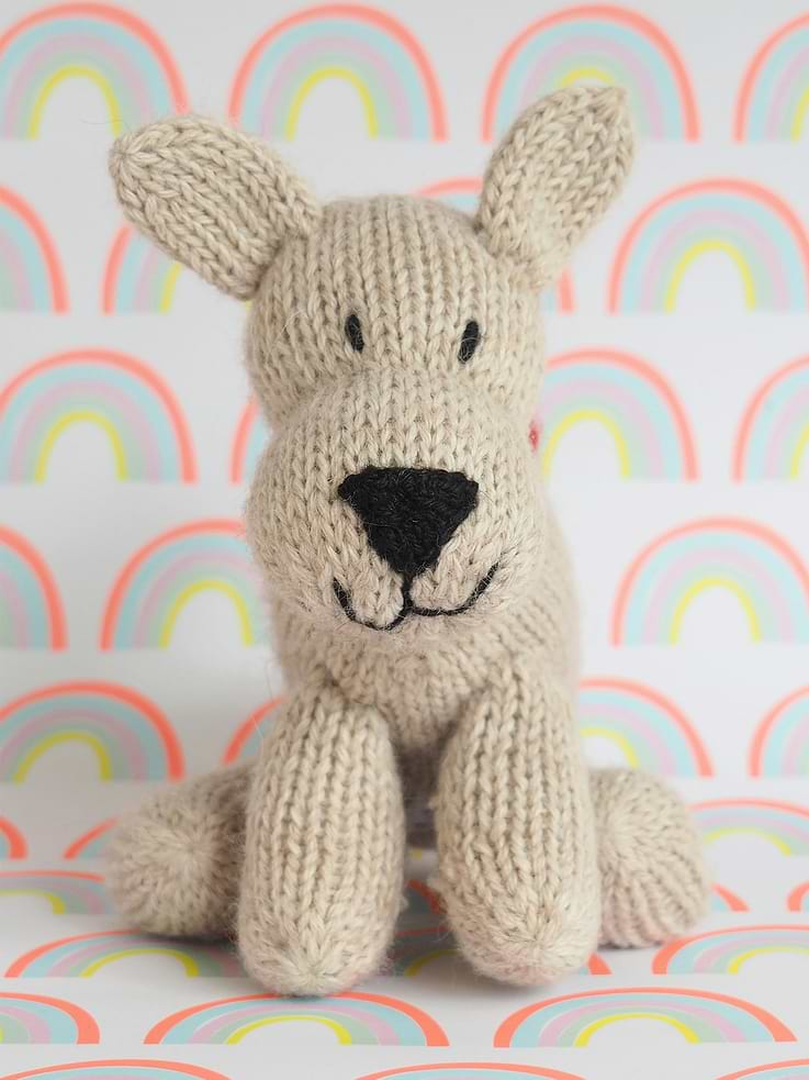 Image number 3 showing, Corgi Dog Knit Toy