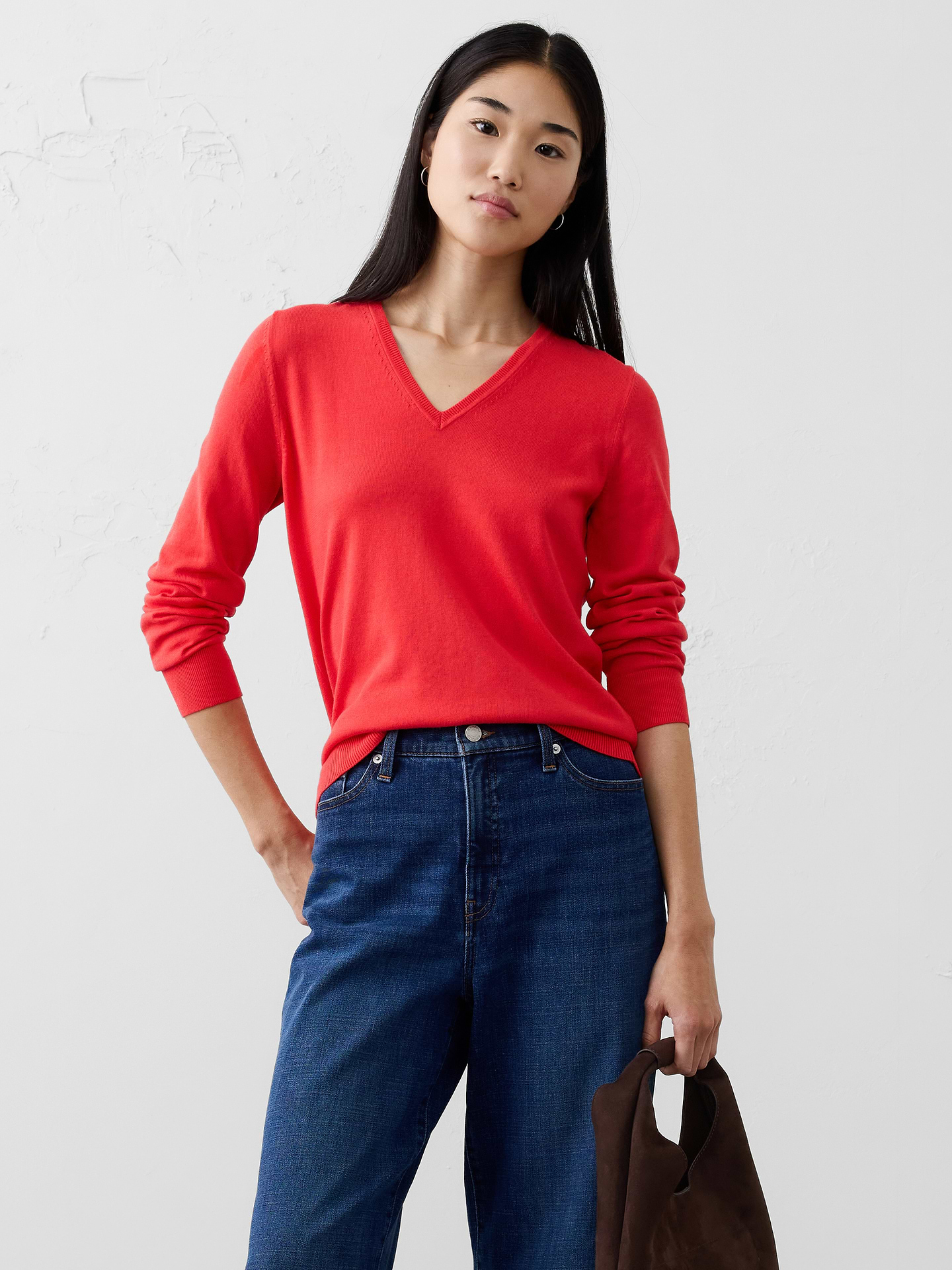 Image number 1 showing, Forever V-Neck Sweater