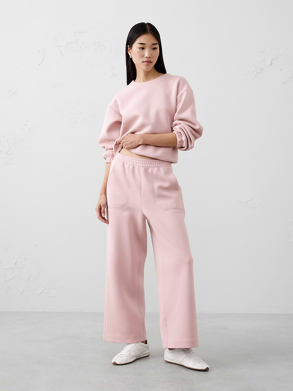 Weekender Wide-Leg High-Rise Ankle Pant