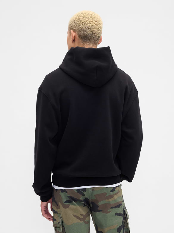 Adult Vintage Soft Oversized Gap Mini-Logo Hoodie
