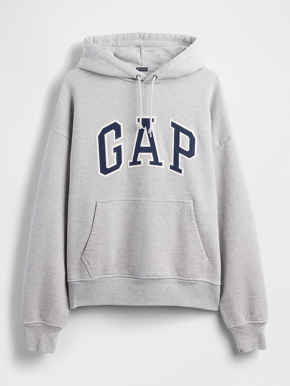 Adult Extra Heavyweight French Terry Oversized Logo Hoodie